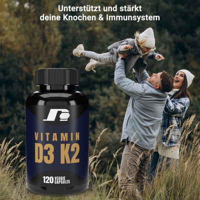 Vitamin D3 5.600 I.E. K2 120 Kapseln 200 mcg