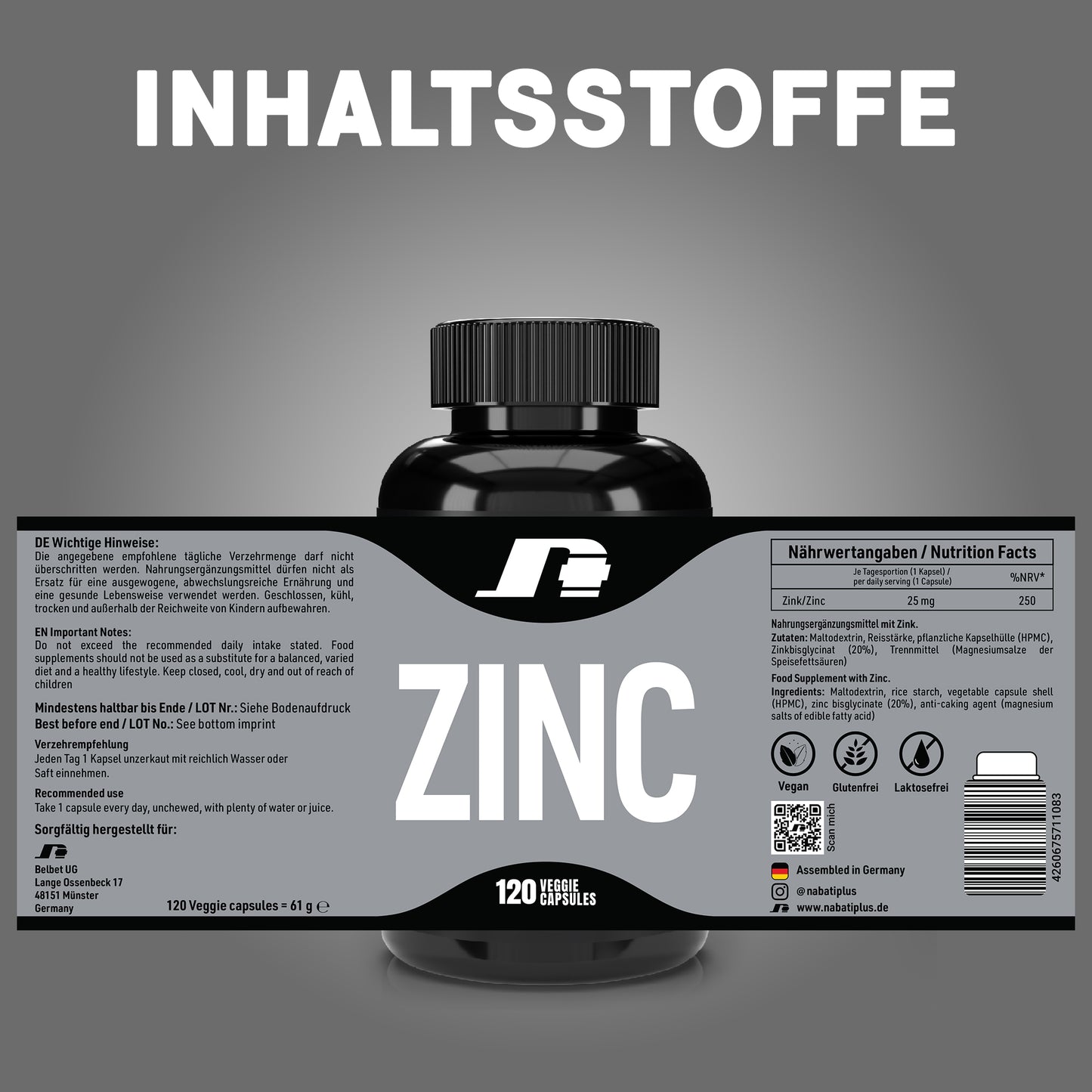 Zink 120 Kapseln