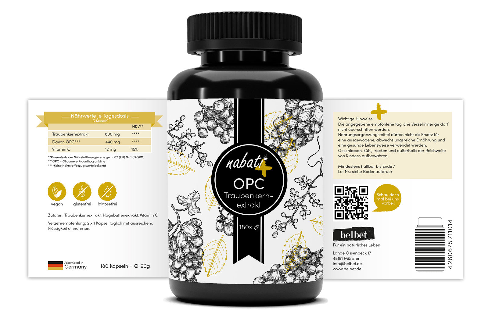 OPC Traubenkernextrakt 180 Kapseln